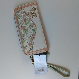 Disney Parks Cinderella Carriage Zip Around Wallet